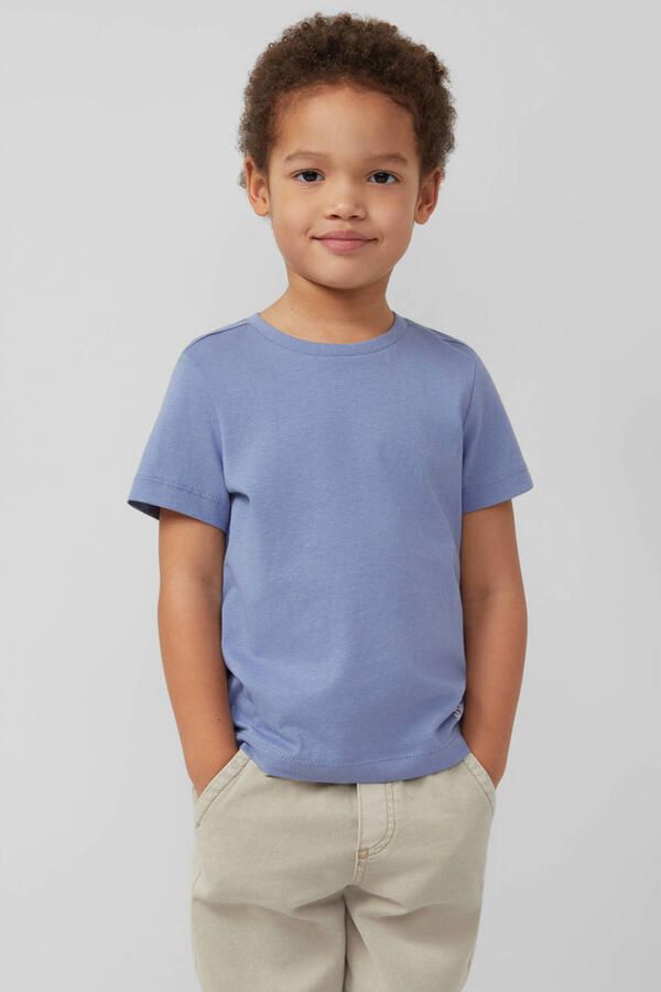 S.Oliver T-shirt donkerblauw lichtblauw groen (set van 3)