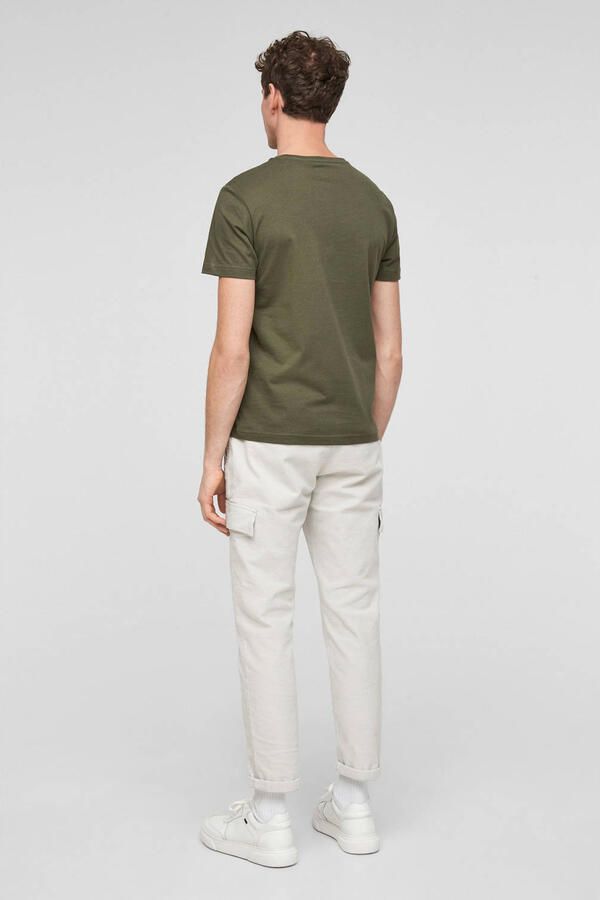 S.Oliver RED LABEL Regular fit T-shirt van biologisch katoen - Foto 2