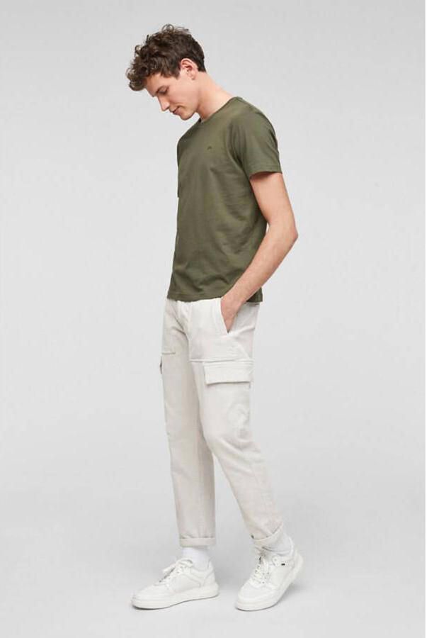 S.Oliver RED LABEL Regular fit T-shirt van biologisch katoen