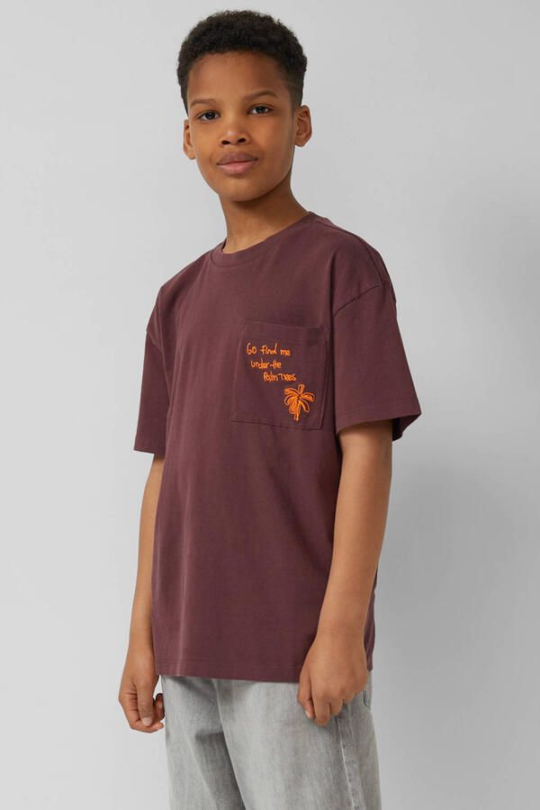 S.Oliver T-shirt donkerpaars
