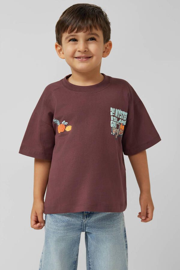 S.Oliver T-shirt donkerpaars