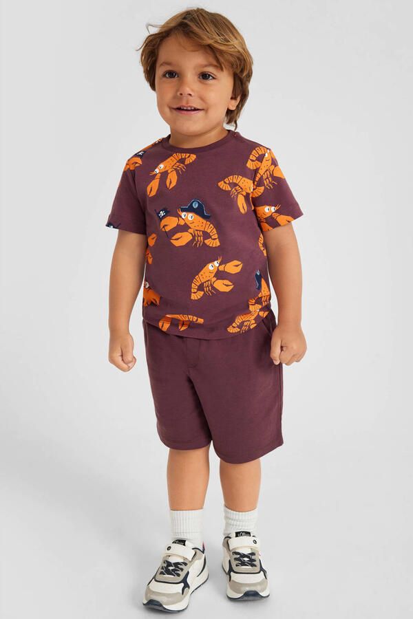 S.Oliver T-shirt donkerrood