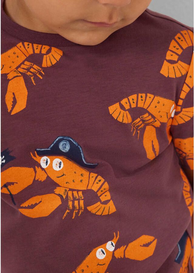 S.Oliver T-shirt donkerrood - Foto 2