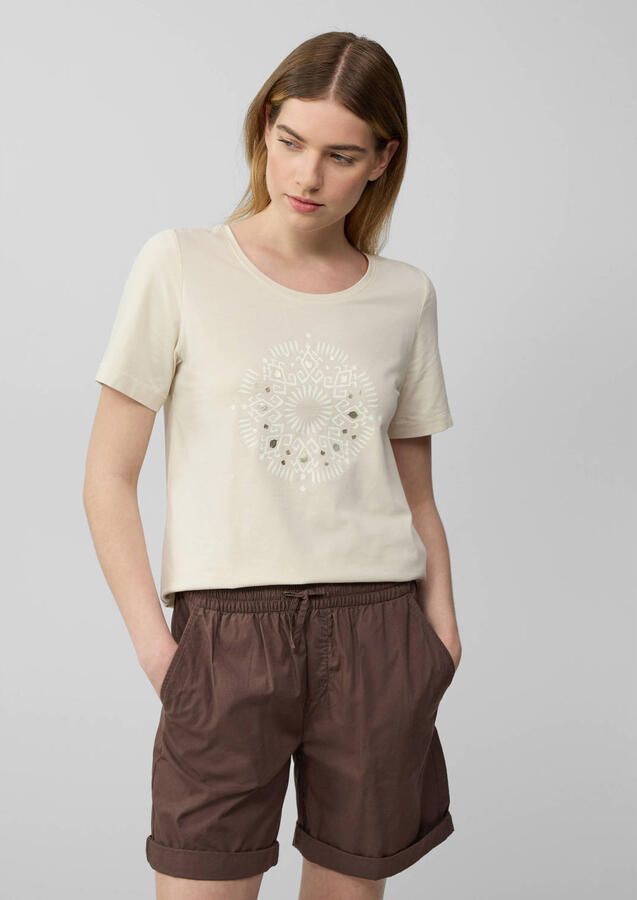 S.Oliver RED LABEL Regular fit T-shirt van katoenmix - Foto 2