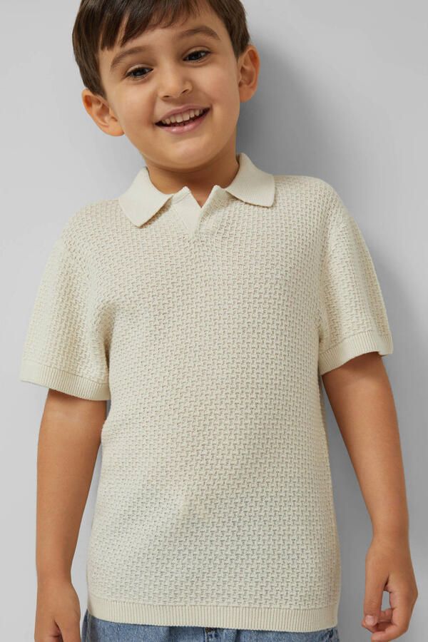 S.Oliver T-shirt fijn gebreid beige - Foto 3