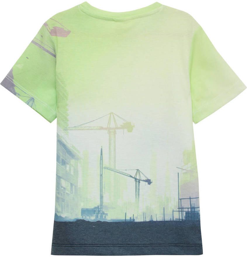 S.Oliver RED LABEL Regular fit T-shirt met katoen en kleurverloop - Foto 3