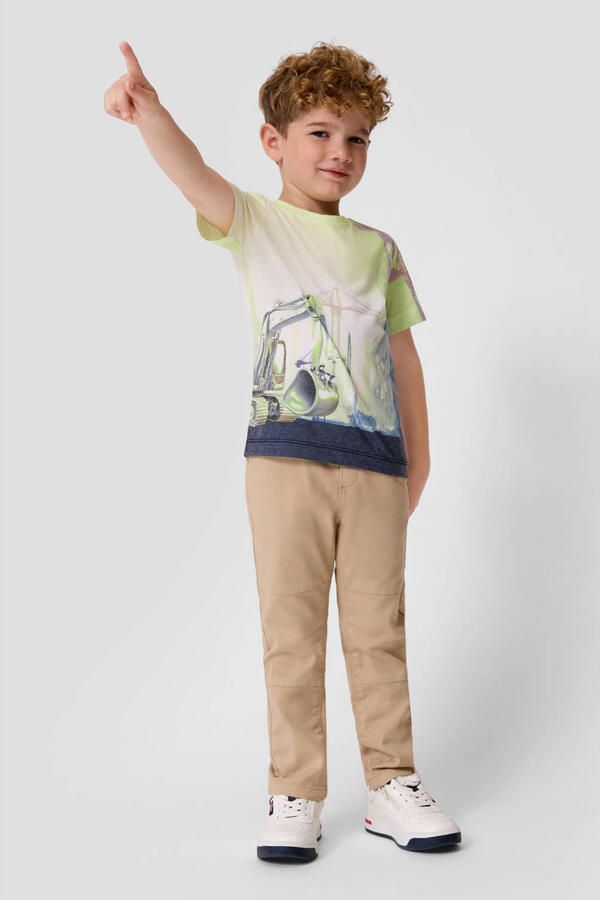 S.Oliver RED LABEL Regular fit T-shirt met katoen en kleurverloop - Foto 2