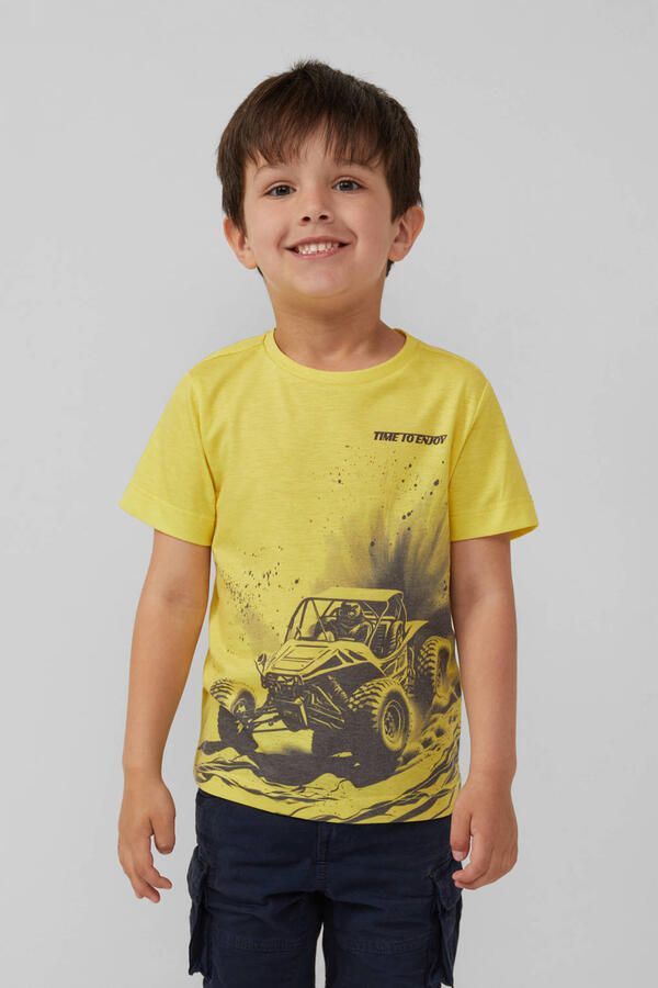 S.Oliver RED LABEL Regular fit T-shirt met motiefprint - Foto 2