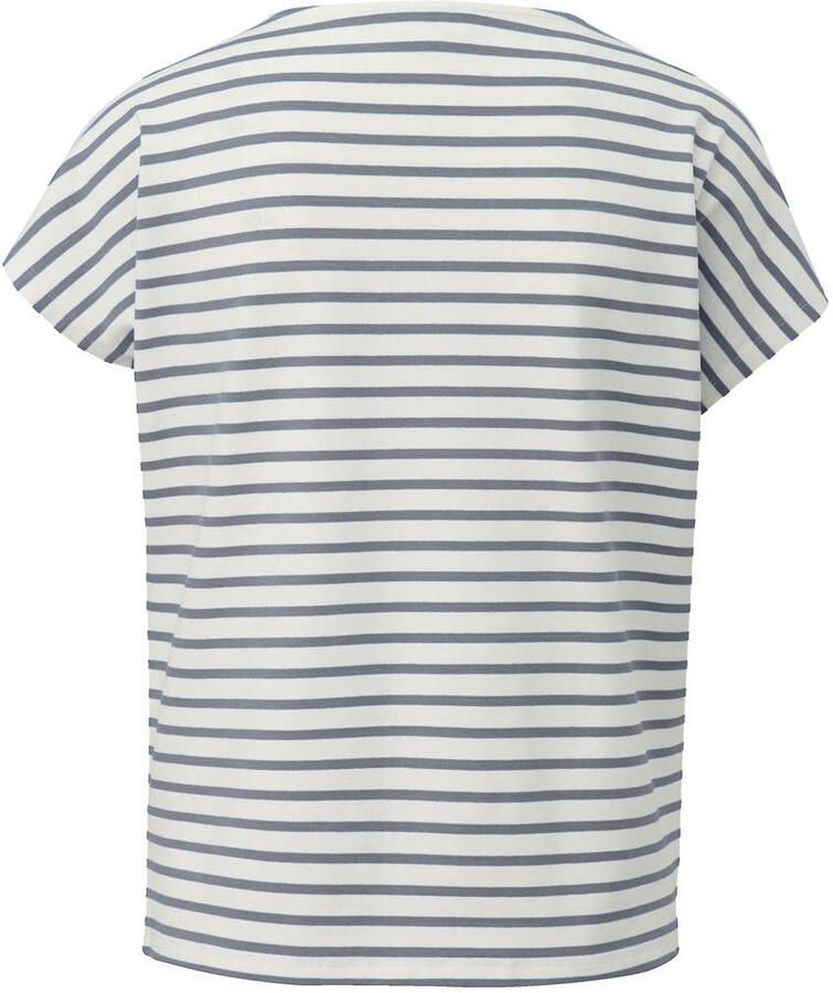 S.Oliver RED LABEL Relaxed fit T-shirt in mix van viscose en elastaan - Foto 3