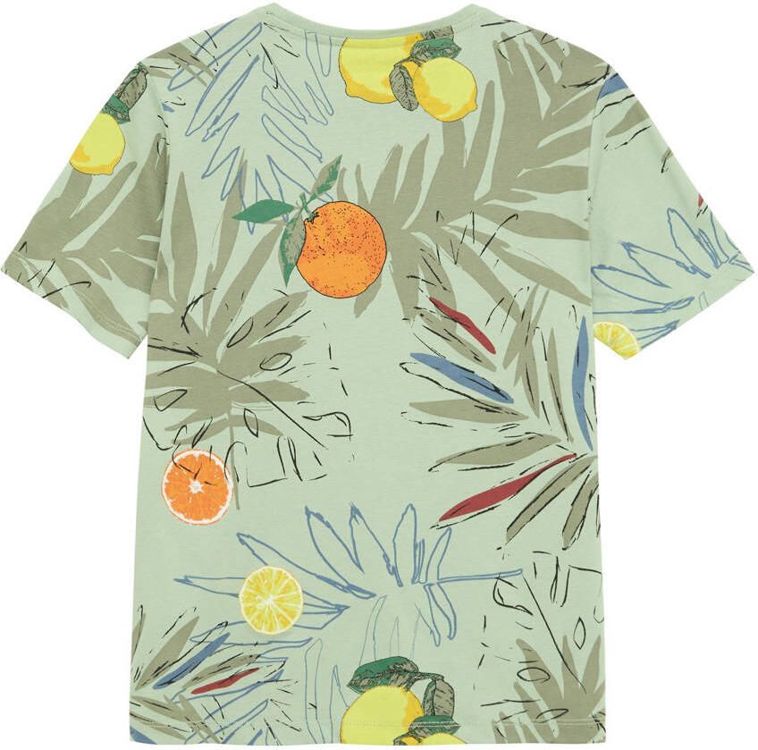 S.Oliver RED LABEL Regular fit T-shirt van puur katoen met all-over print