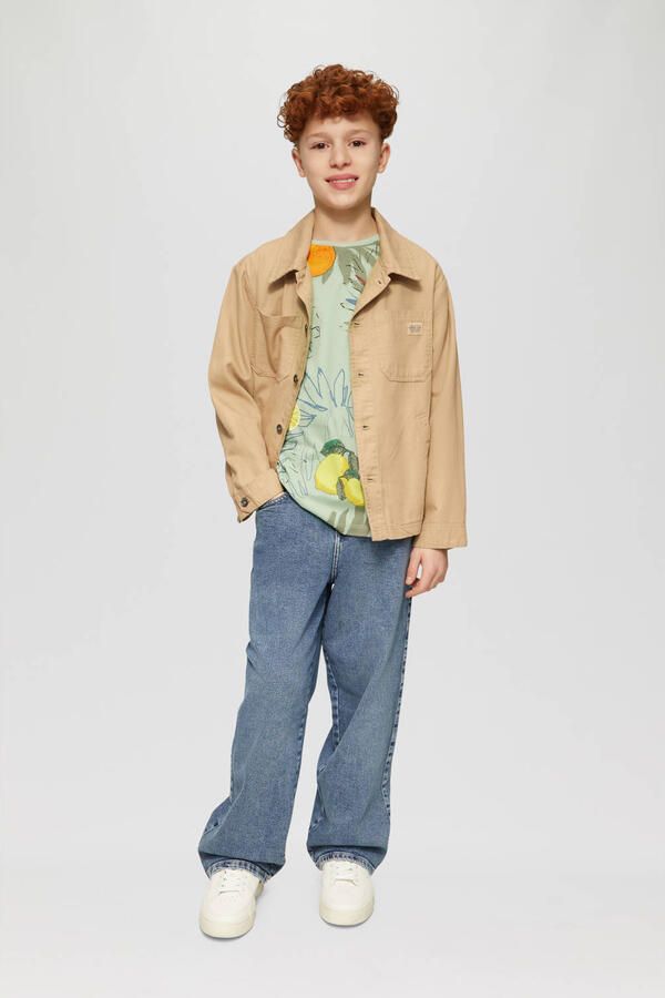 S.Oliver RED LABEL Regular fit T-shirt van puur katoen met all-over print - Foto 2