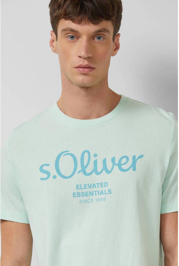 S.Oliver RED LABEL Regular fit T-shirt van puur katoen - Foto 3