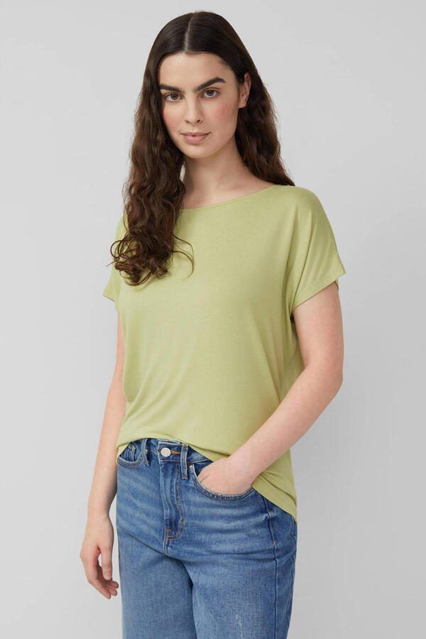 S.Oliver RED LABEL relaxed fit T-shirt van viscosemix