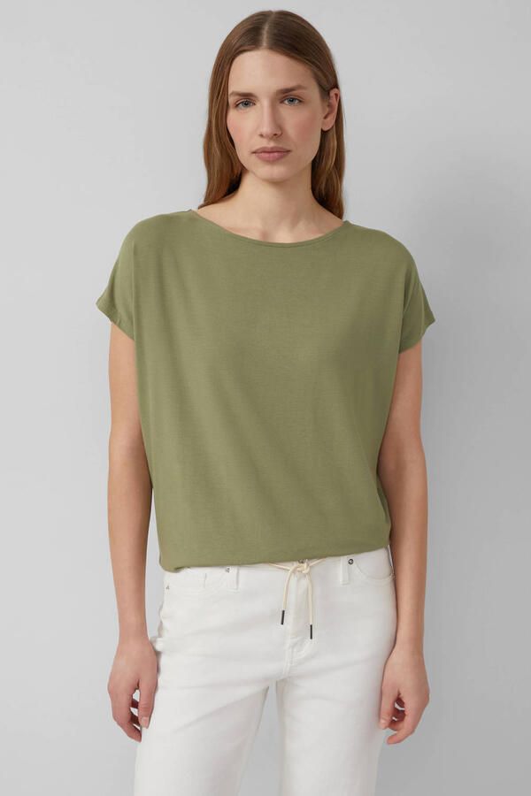 S.Oliver RED LABEL loose fit T-shirt van viscosemix