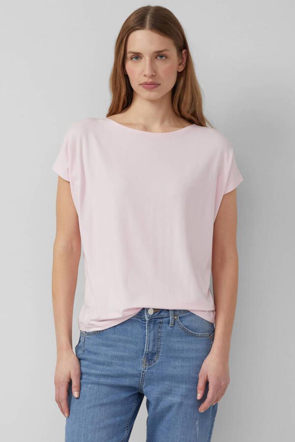 S.Oliver RED LABEL loose fit T-shirt van viscosemix