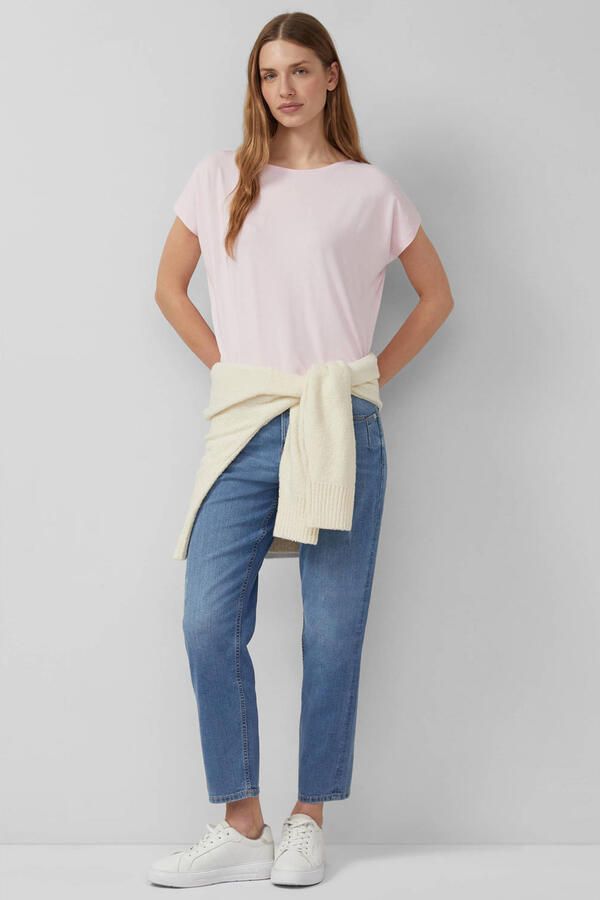S.Oliver RED LABEL loose fit T-shirt van viscosemix - Foto 2