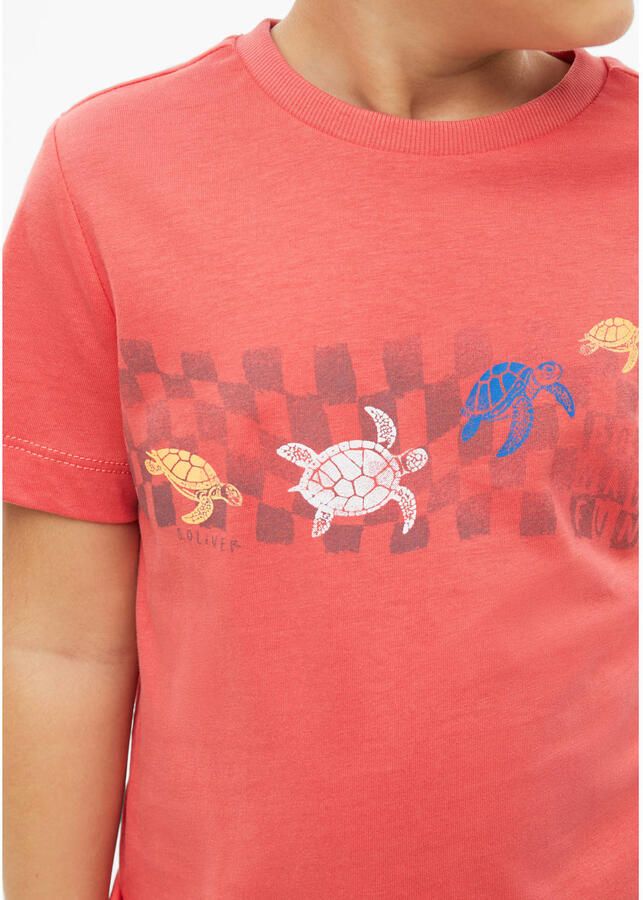 S.Oliver T-shirt koraalrood - Foto 2