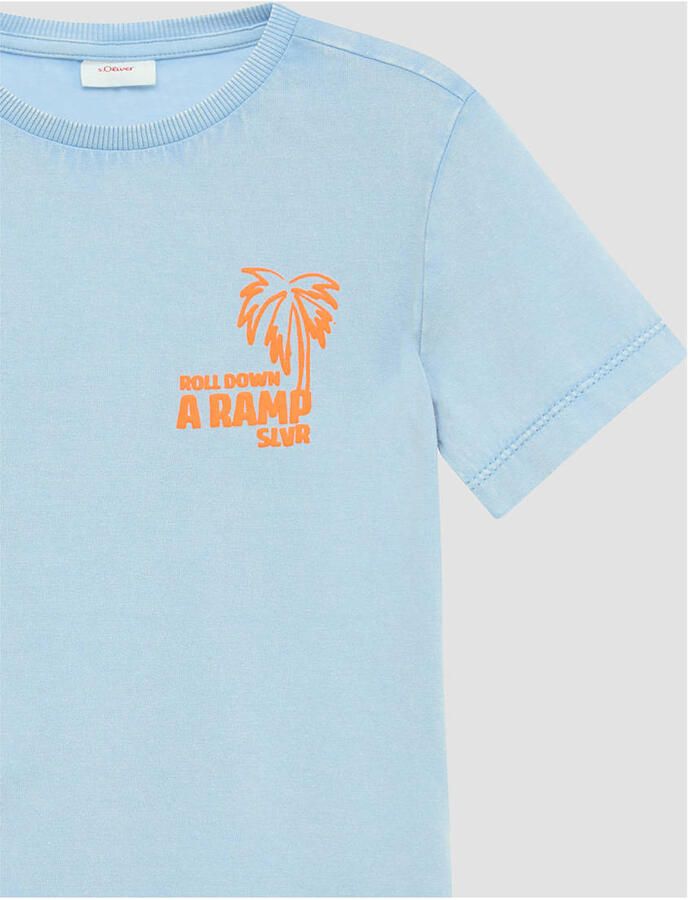 S.Oliver RED LABEL Regular fit T-shirt van puur katoen