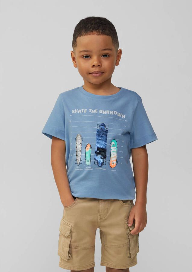 S.Oliver RED LABEL Regular fit T-shirt van puur katoen - Foto 2