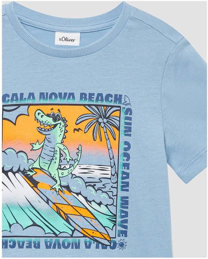 S.Oliver RED LABEL Regular fit T-shirt van puur katoen