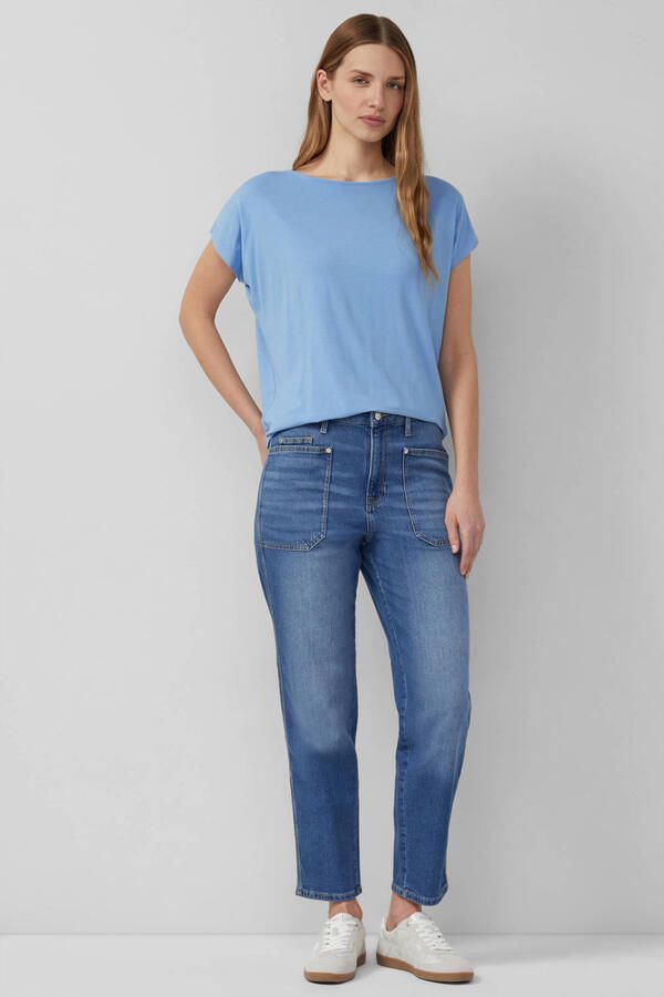 S.Oliver RED LABEL loose fit T-shirt van viscosemix - Foto 3