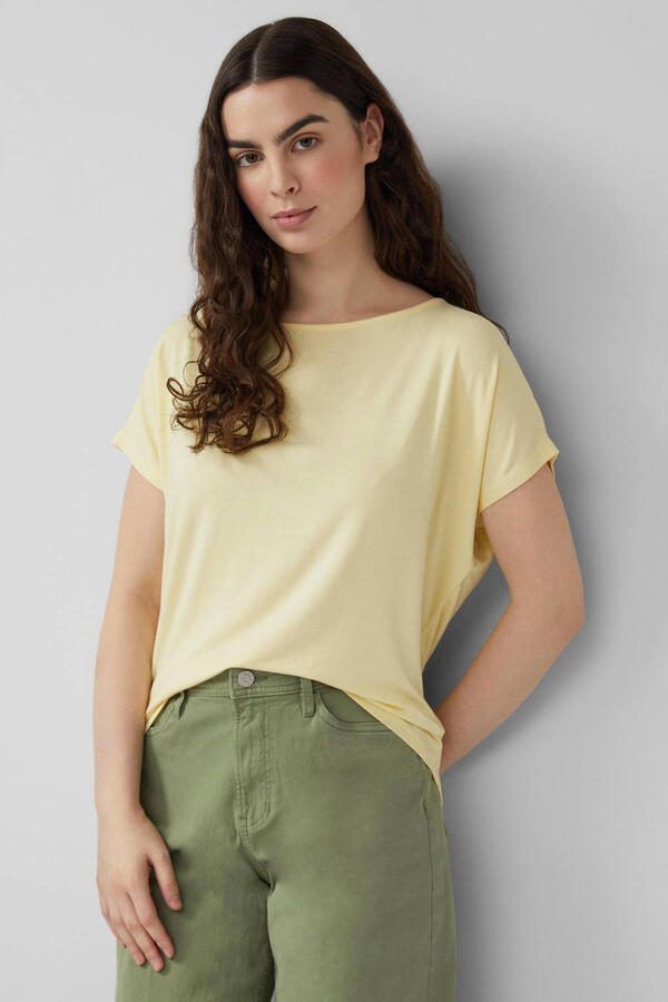 S.Oliver RED LABEL relaxed fit T-shirt van viscosemix