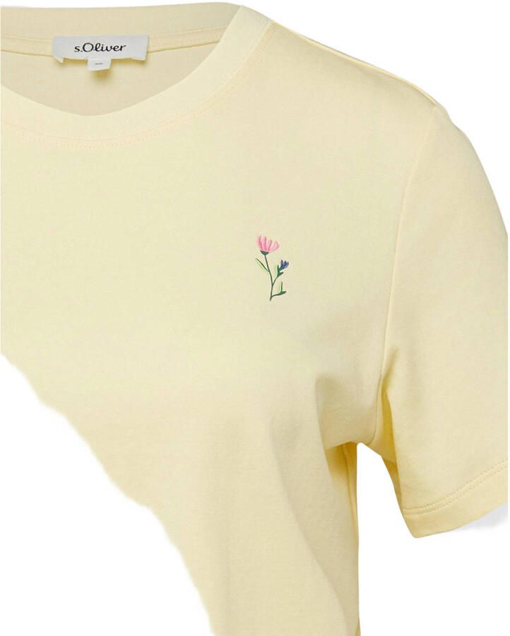 S.Oliver RED LABEL regular fit T-shirt van puur katoen - Foto 2