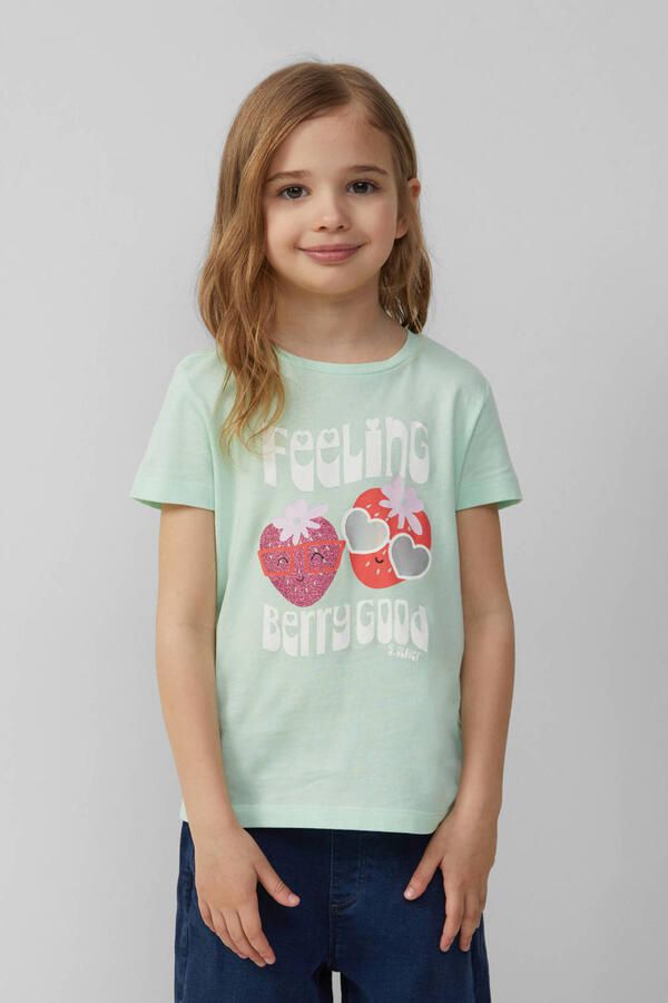 S.Oliver RED LABEL Junior T-shirt in loose fit met effectprint