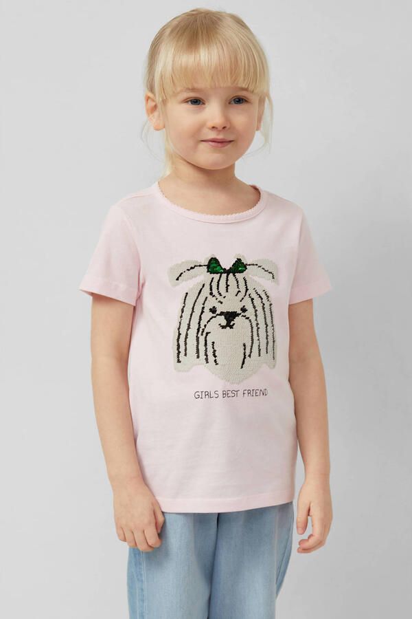 S.Oliver T-shirt lichtroze