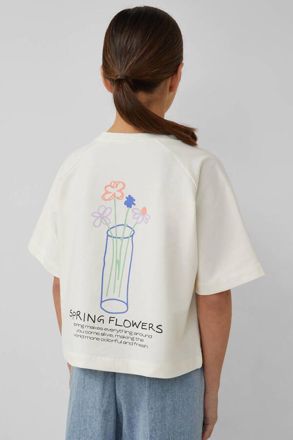 S.Oliver T-shirt met backprint ecru - Foto 3