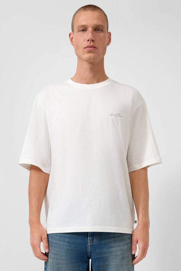 S.Oliver T-shirt met backprint ecru