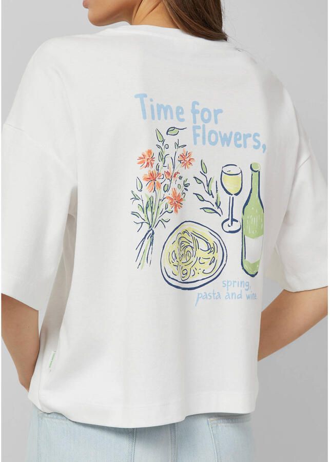 S.Oliver T-shirt met backprint wit - Foto 2