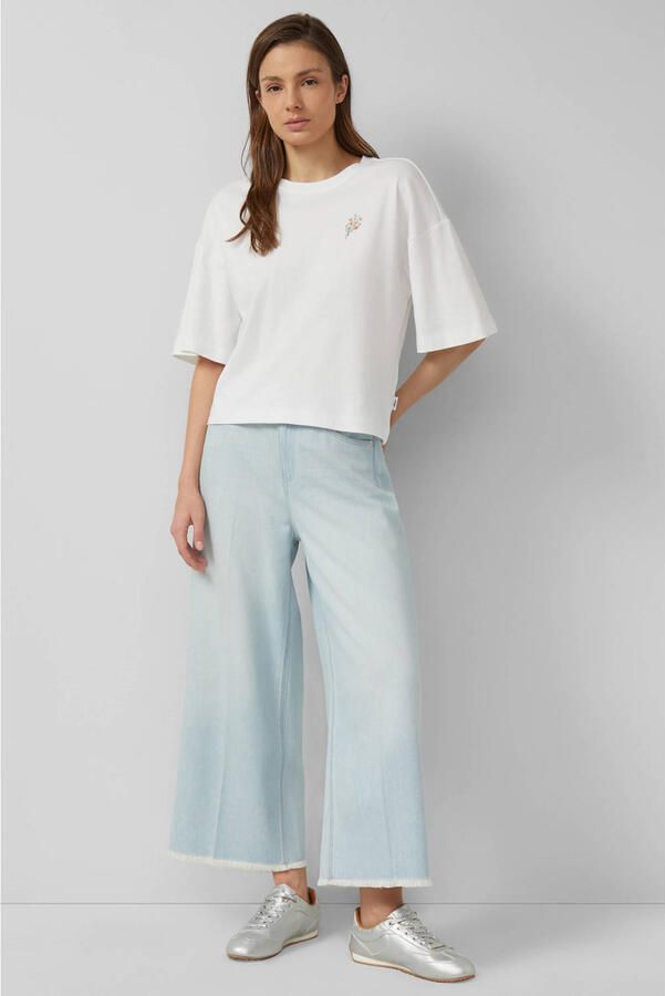 S.Oliver T-shirt met backprint wit - Foto 3