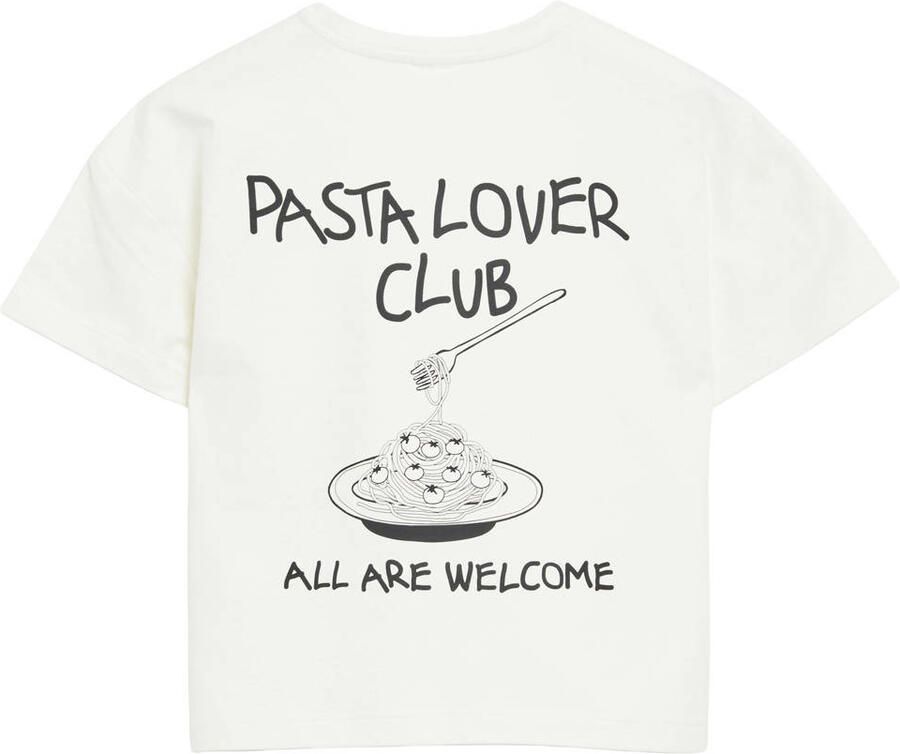 S.Oliver T-shirt met backprint wit