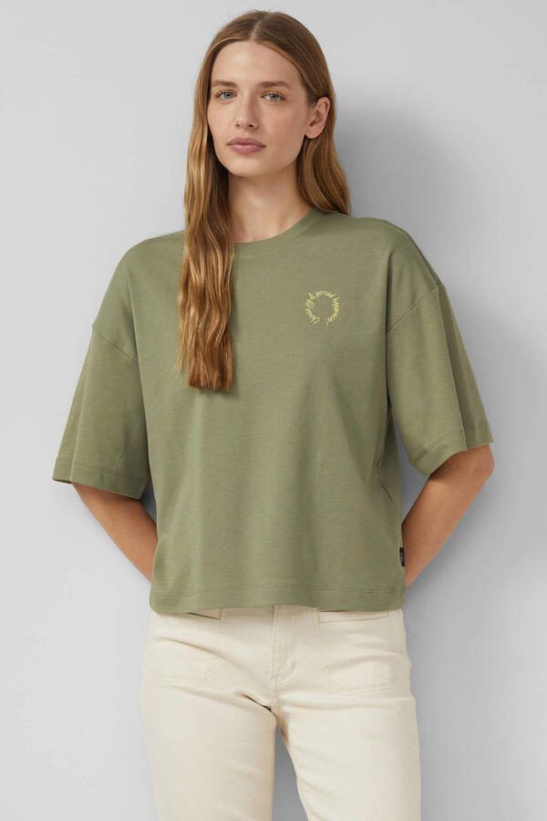 S.Oliver T-shirt olijfgroen - Foto 3