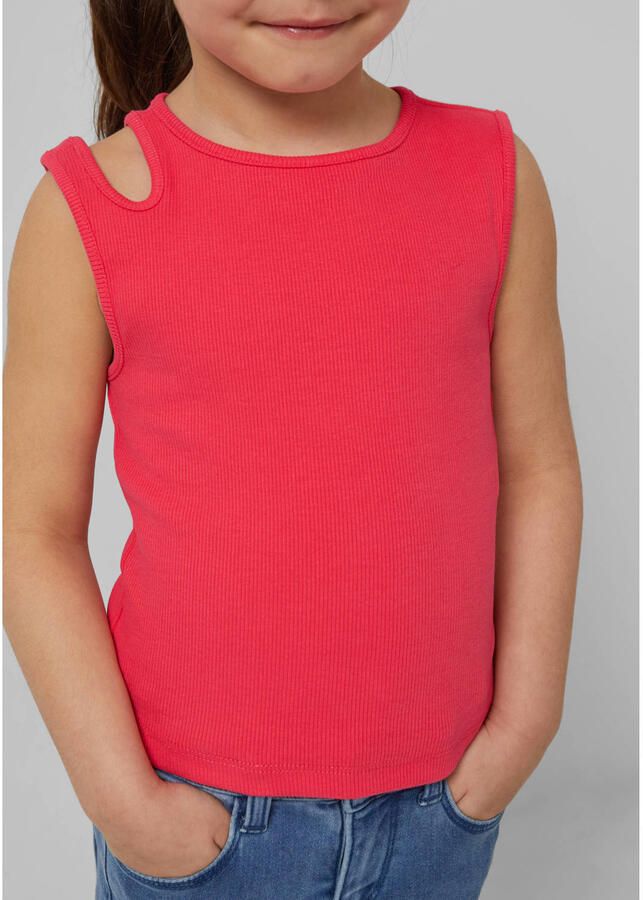 S.Oliver T-shirt rib gebreid rood - Foto 2