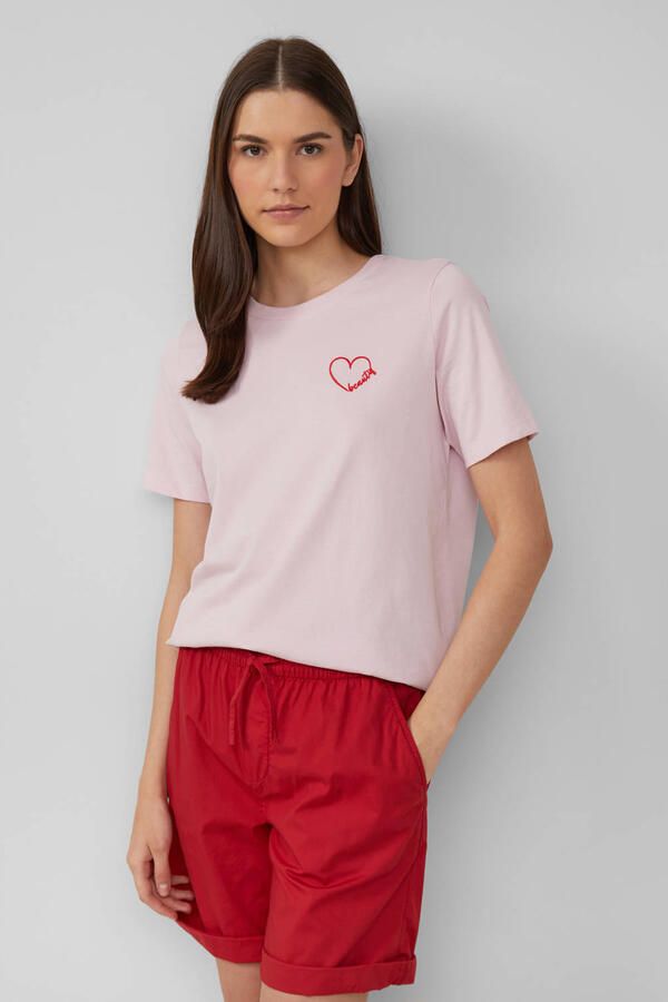 S.Oliver RED LABEL Regular fit T-shirt van puur katoen - Foto 2
