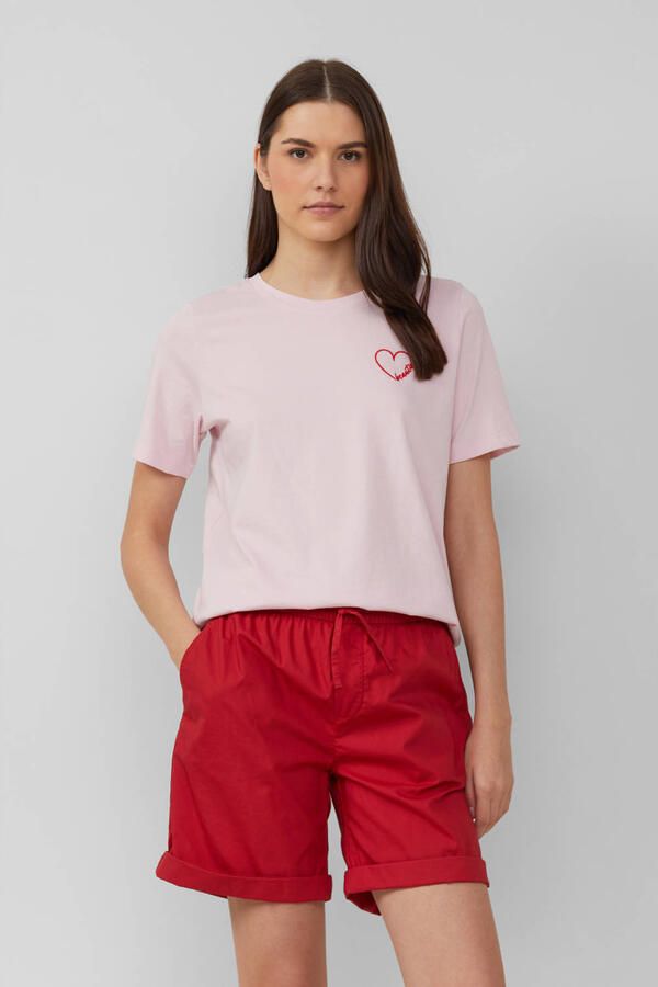 S.Oliver RED LABEL Regular fit T-shirt van puur katoen