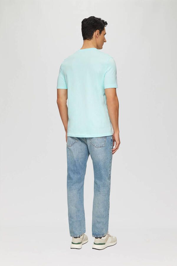 S.Oliver RED LABEL Regular fit T-shirt van puur katoen met grote labelprint - Foto 2