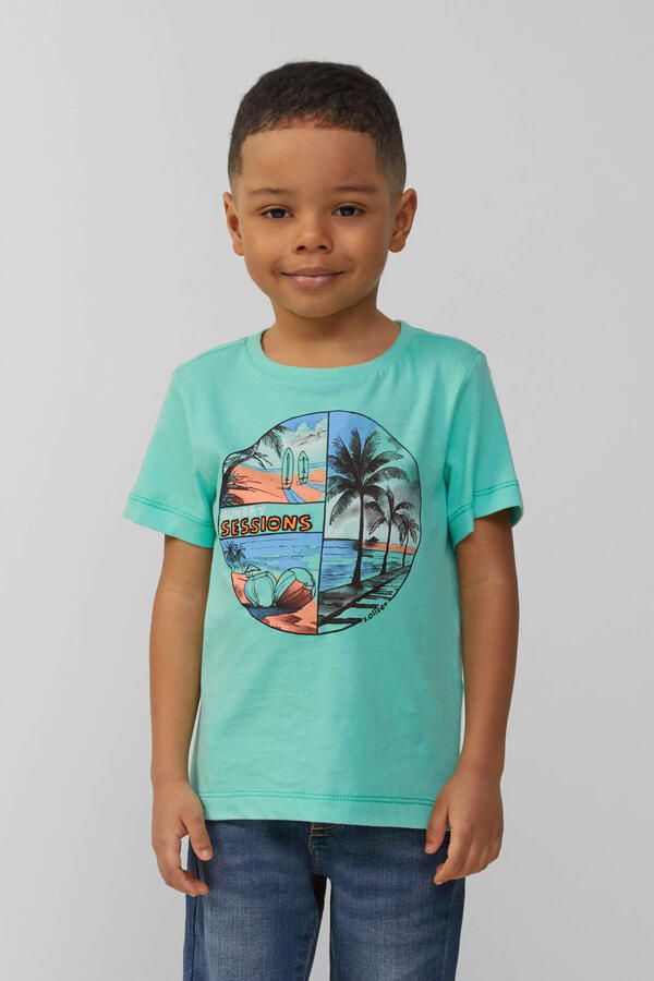 S.Oliver RED LABEL Regular fit T-shirt van puur katoen