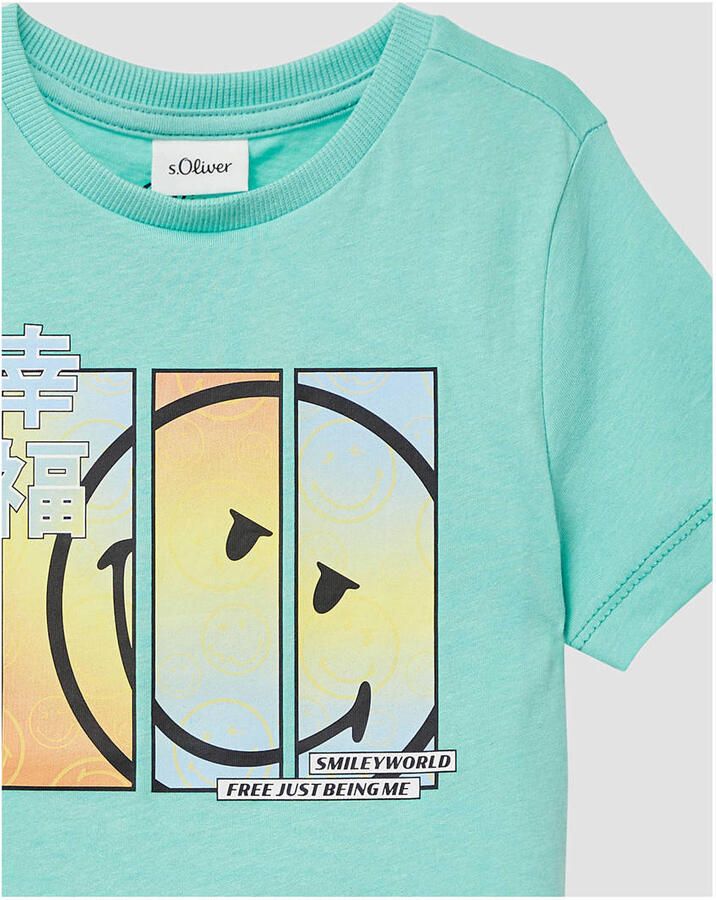 S.Oliver RED LABEL Regular fit T-shirt van puur katoen