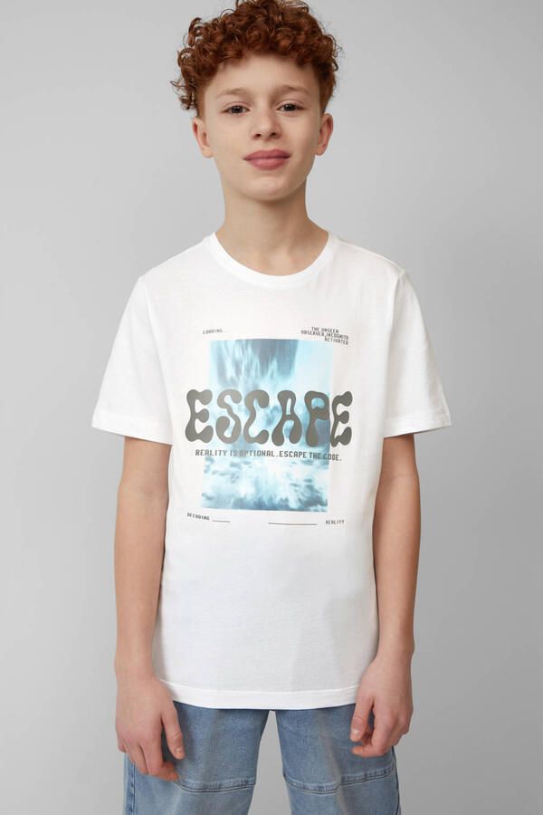 S.Oliver RED LABEL Regular fit T-shirt met motiefprint