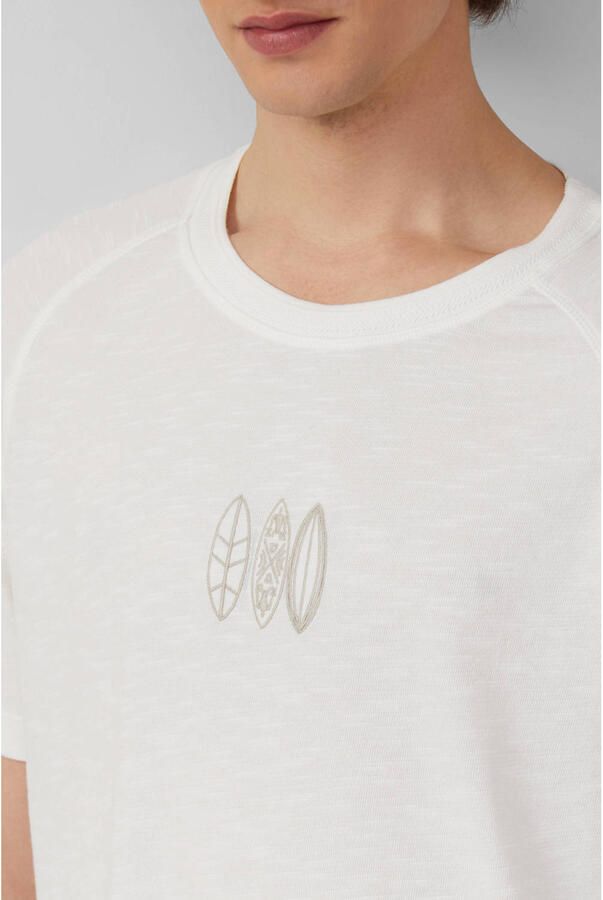 S.Oliver T-shirt met borduursel op borsthoogte - Foto 2