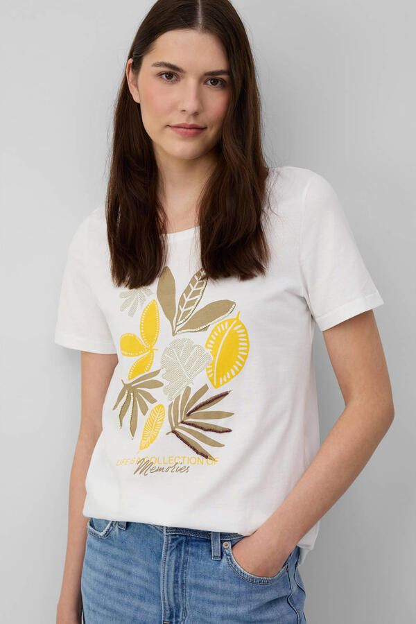 S.Oliver RED LABEL Regular fit T-shirt van puur katoen - Foto 2