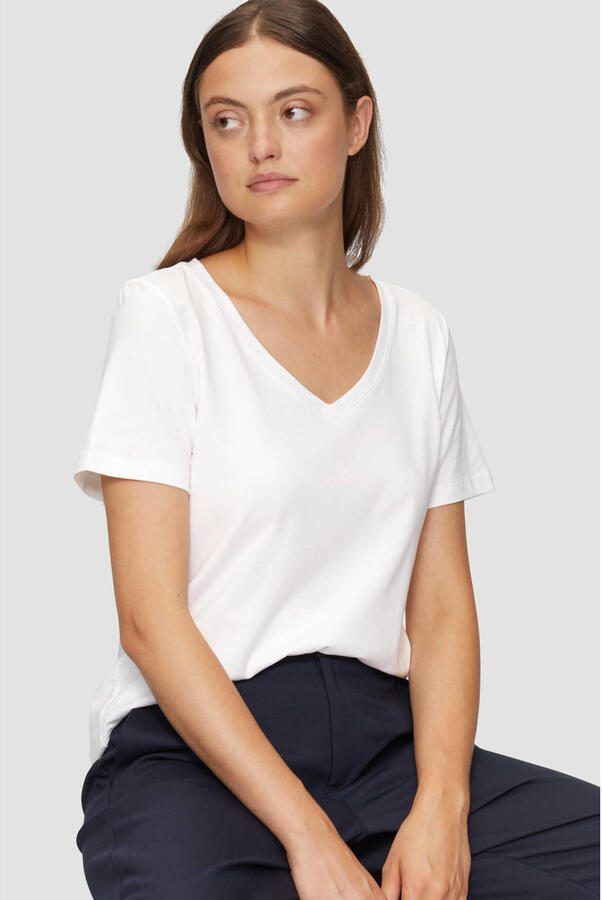 S.Oliver RED LABEL T-shirt met V-hals - Foto 3