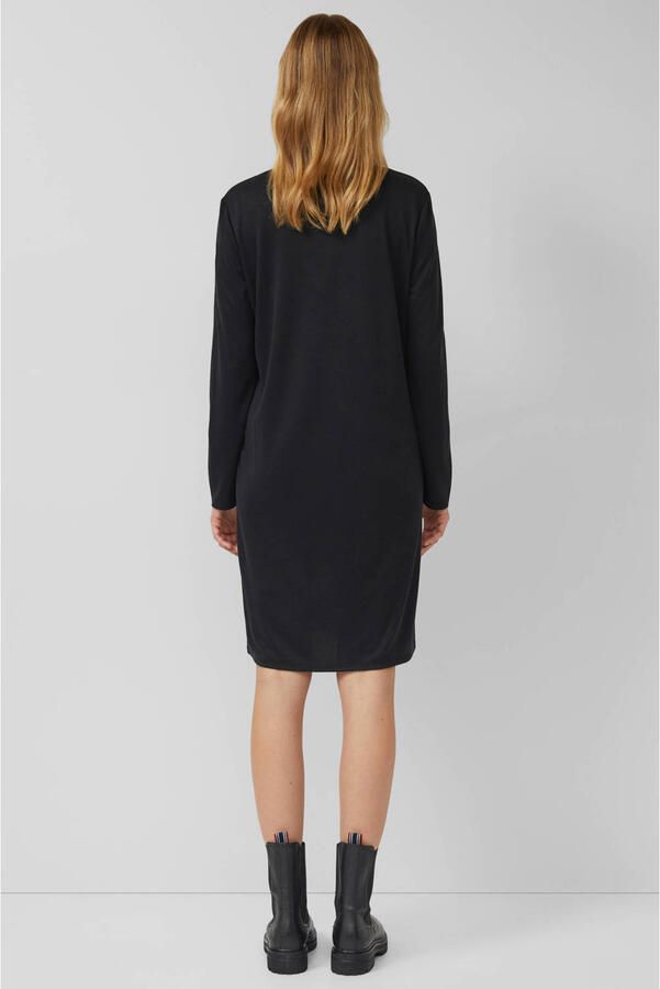 S.Oliver t-shirtjurk midi jurk met stippen zwart - Foto 2