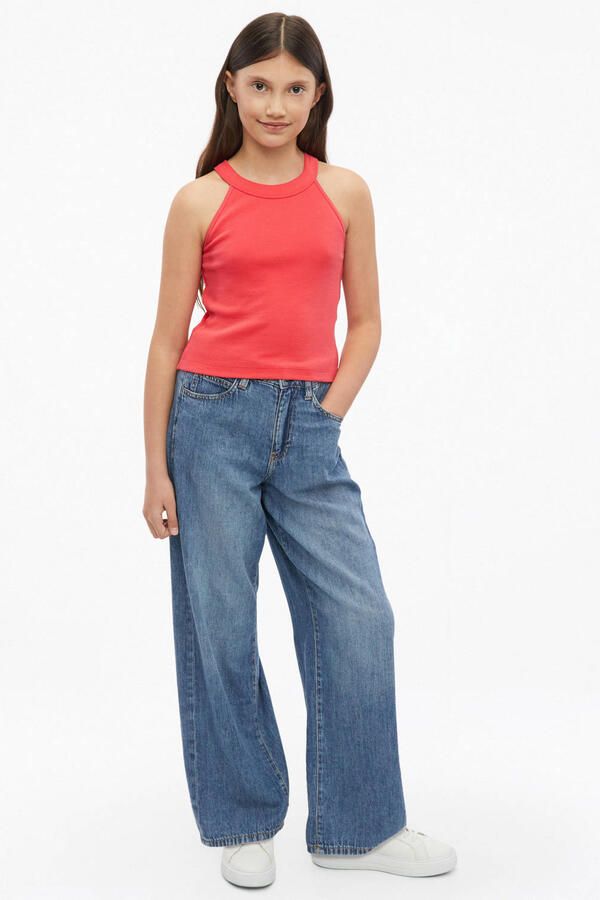 S.Oliver tanktop met textuur roze - Foto 2