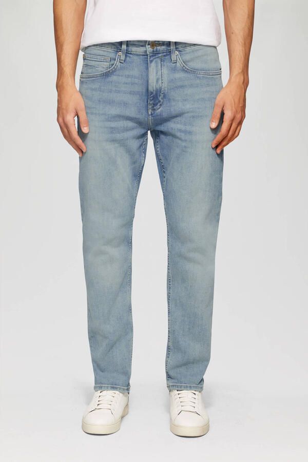 S.Oliver Slim fit jeans in middenblauwe wassing