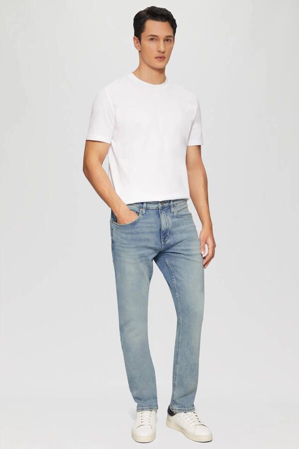 S.Oliver RED LABEL regular fit tapered jeans van katoenmix model 'MAURO' - Foto 2