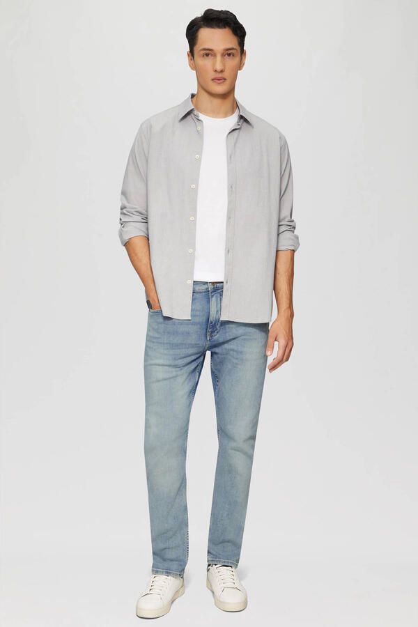 S.Oliver RED LABEL regular fit tapered jeans van katoenmix model 'MAURO' - Foto 3